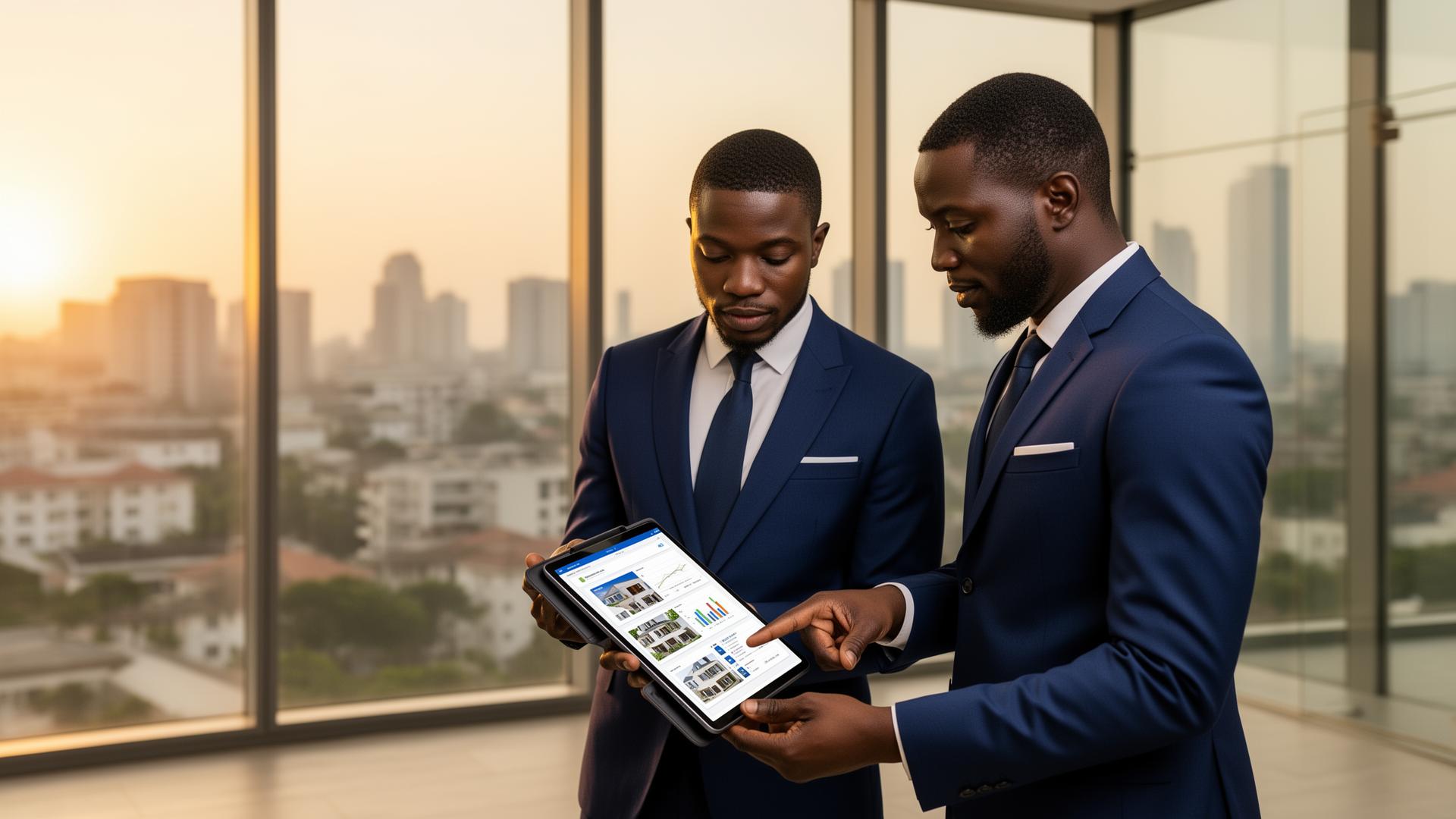 Bencards advisors reviewing real estate plans